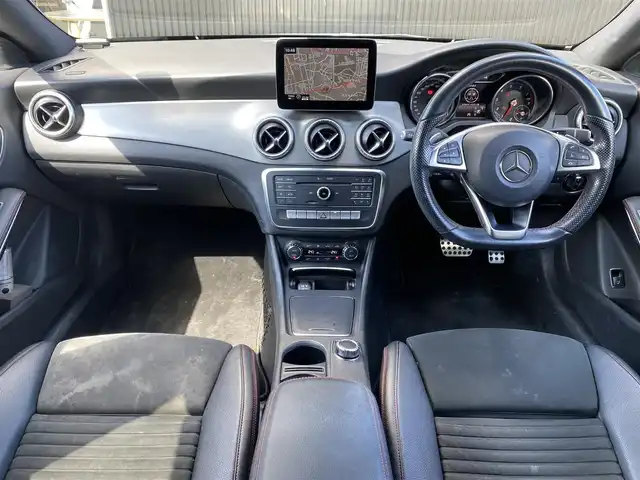 メルセデス・ベンツ ＣＬＡ１８０ Sブレイク　スポーツ 福岡県 2016(平28)年 9.4万km カルサイトホワイト AMGライン/AMGスポーツステアリング/18インチアルミホイール/ベーシックパッケージ/シートヒーター/レーダーセーフティパッケージ/ブラインドスポット/レーンキープ/純正ナビ/CD/DVD/ETC/黒半革シート/パワーシート/メモリーシート/LEDヘッドライト/スマートキー/保証書/取扱説明書