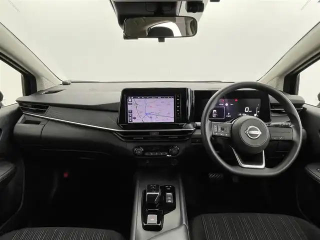 日産 ノート X 群馬県 2024(令6)年 0.6万km スーパーブラック 純正９インチナビ　バックカメラ　全方位運転支援システム　ＬＥＤ　ＡＨＢ　オートブレーキホールド　ステアリングリモコン　ドライブレコーダー　ＥＴＣ２．０　スマートキー　プッシュスタート　禁煙車
