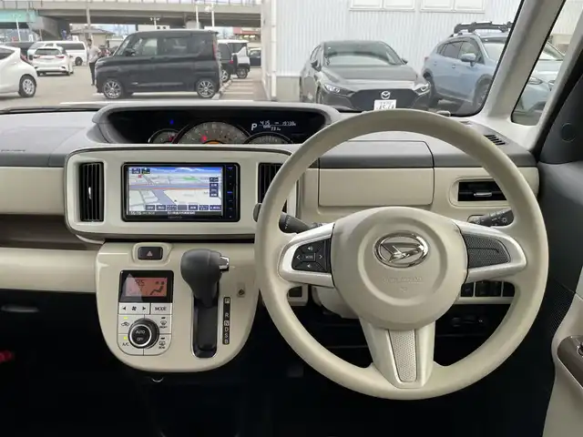 ダイハツ ムーヴ キャンバス G メイクアップ リミテッド　SAⅢ 石川県 2022(令4)年 2万km ベージュⅡ 社外メモリーナビ/社外CD/ワンセグTV/全方位カメラ/LEDヘッドライト/ETC/両側パワースライドドア/スマートキー/プッシュスタート/電動ミラー/レーダーブレーキ/保証書