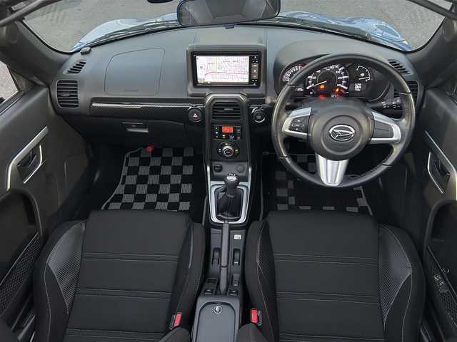 ダイハツ コペン ローブ 広島県 2018(平30)年 2.8万km クリアブルークリスタルメタリック 純正ナビ/（CD/DVD/フルセグTV/Bluetooth）/ETC/ドライブレコーダー/シートヒーター/純正16インチAW/ステアリングスイッチ/LEDヘッドライト/フォグランプ/純正フロアマット/プッシュスタート/スペアキー