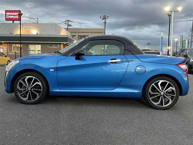 ダイハツ コペン ローブ 広島県 2018(平30)年 2.8万km クリアブルークリスタルメタリック 純正ナビ/（CD/DVD/フルセグTV/Bluetooth）/ETC/ドライブレコーダー/シートヒーター/純正16インチAW/ステアリングスイッチ/LEDヘッドライト/フォグランプ/純正フロアマット/プッシュスタート/スペアキー