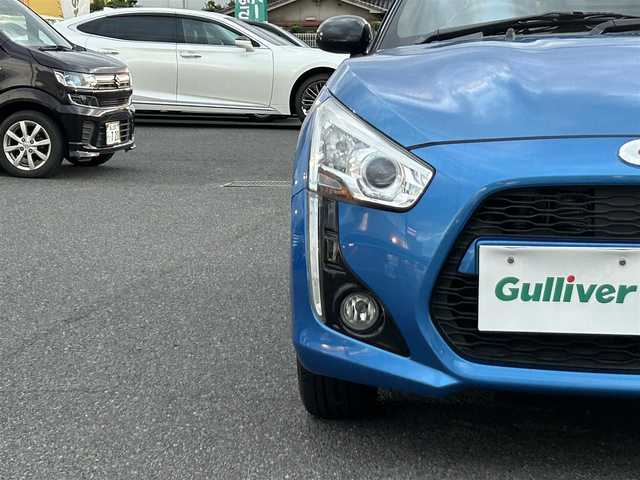 ダイハツ コペン ローブ 広島県 2018(平30)年 2.8万km クリアブルークリスタルメタリック 純正ナビ/（CD/DVD/フルセグTV/Bluetooth）/ETC/ドライブレコーダー/シートヒーター/純正16インチAW/ステアリングスイッチ/LEDヘッドライト/フォグランプ/純正フロアマット/プッシュスタート/スペアキー