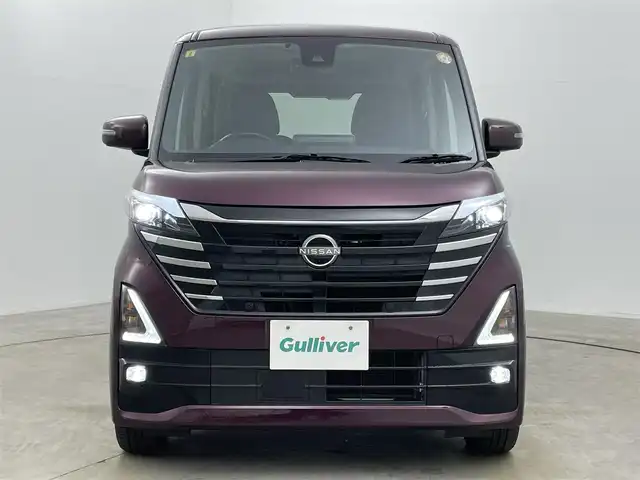 日産 ルークス HWS Gターボ プロパイロットED 岡山県 2023(令5)年 1.1万km オーシャンブルーP 純正9インチナビ /（フルセグ/Bluetooth）/プロパイロット/衝突軽減ブレーキ /両側電動スライド /アラウンドビューモニター /ビルトインETC /ヘッドライト /コーナーセンサー/オートハイビーム/プッシュスタート /スマートキー/アイドリングストップ/ミュージックサーバー/ミュージックプレーヤー接続/フォグランプ