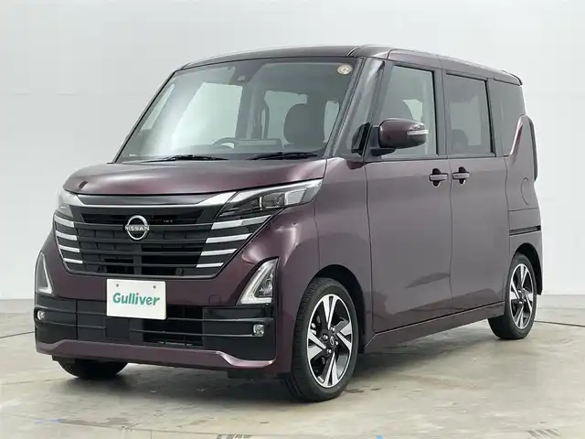 日産 ルークス HWS Gターボ プロパイロットED 岡山県 2023(令5)年 1.1万km オーシャンブルーP 純正9インチナビ /（フルセグ/Bluetooth）/プロパイロット/衝突軽減ブレーキ /両側電動スライド /アラウンドビューモニター /ビルトインETC /ヘッドライト /コーナーセンサー/オートハイビーム/プッシュスタート /スマートキー/アイドリングストップ/ミュージックサーバー/ミュージックプレーヤー接続/フォグランプ