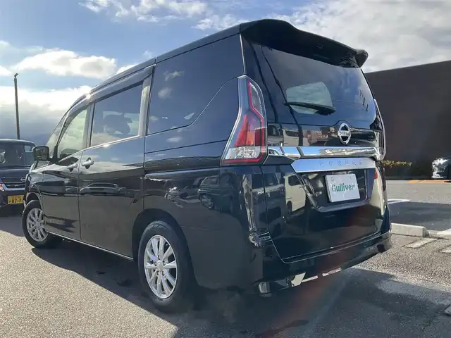 日産 セレナ S 滋賀県 2017(平29)年 9.4万km ダイヤモンドブラック ワンオーナー/車検令和8年6月まで/社外15インチアルミホイール/片側パワースライドドア/純正9インチナビゲーション（MM516D-L)/・CD/DVD/・AM/FM/・Bluetooth/アラウンドビューモニター/純正リヤフリップダウンモニター/ビルトインETC/純正ドライブレコーダー（ナビ連動）/取扱説明書/保証書