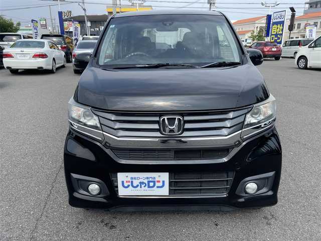 ホンダ Ｎ ＷＧＮ カスタム G ターボパッケージ 和歌山県 2014(平26)年 9.5万km スマートブラック (株)IDOMが運営する【じしゃロン和歌山店】の自社ローン専用車両になります。/こちらは現金またはオートローンご利用時の価格です。自社ローンご希望の方は別途その旨お申付け下さい/ワンオーナー/衝突安全装置/横滑り防止/パドルシフト/クルーズコントロール/Gathers純正CD/AUX/スマートキー×２/プッシュスタート/エアロ/CVT/キセノン/フォグ/保証書・取説有