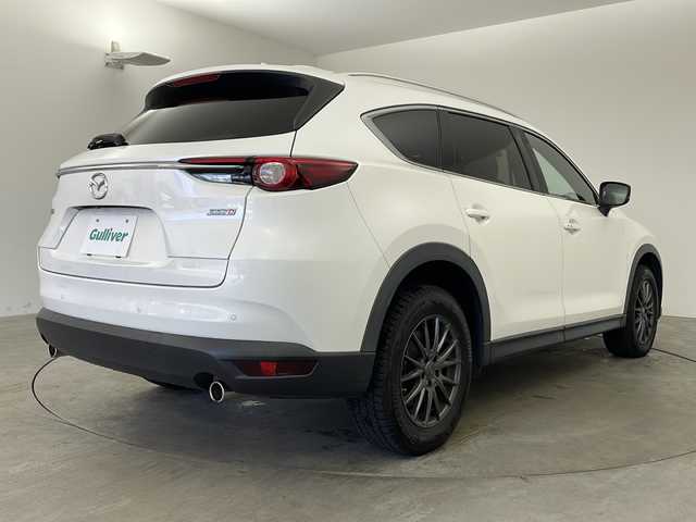 マツダ ＣＸ－８ XD プロアクティブ 兵庫県 2018(平30)年 5.9万km スノーフレイクホワイトパールマイカ ・純正ナビ&TV&BT&CD&DVD&SD&HDMI/・ALPINEリアフリップダウンモニター/・全方位カメラ/・前後ドライブレコーダー/・運転席メモリー付パワーシート/・シートヒーター/・パワーバックドア/・クリアランスソナー/・レーダークルーズコントロール/・トラクションコントロールシステム/・車間認知支援システム/・スマートブレーキサポート/・レーンキープアシスト/・交通標識認識システム/・ドライバーアテンションアラート/・ヘッドアップディスプレイ/・ブラインドスポットモニター/・ビルトインETC2.0/・ステアリングヒーター/・ステアリングリモコン/・電動パーキングブレーキ/・ブレーキホールド/・革巻きステアリング/・社外17インチアルミホイール/・純正17インチアルミホイール付タイヤ車載/・純正フロアマット/・ウインカーミラー/・オートワイパー/・アダプティブLEDヘッドライト/・左右独立エアコン/・アイドリングストップ/・スマートキー/・スペアキー/・プッシュスタート