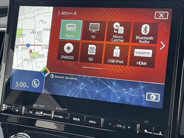 三菱 デリカＤ：５ P 滋賀県 2023(令5)年 0.1千km グラファイトグレーメタリック/ブラックマイカ 純正10.1インチナビ/(フルセグ/Bluetooth/CD/DVD)/両側電動スライドドア/サイドステップ/全方位カメラ/衝突軽減ブレーキ/レーダークルーズコントロール/ブラインドスポットモニター/LEDオートライト/Autoハイビーム/フォグ/電動リアゲート/D席パワーシート/ステアリングヒーター/前席シートヒーター/電動パーキング/ブレーキホールド/USB/パドルシフト/ドライブレコーダー/ETC