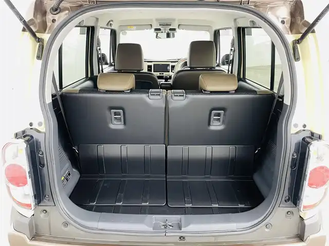 スズキ ハスラー ワンダラー 福島県 2019(平31)年 2.8万km シフォンアイボリーメタリック/ウッディブラウン2トーンルーフ スズキセーフティサポート/・衝突軽減ブレーキ/・誤発進抑制機能/・車線維持支援機能/・ふらつき警報機能/・先行車発進お知らせ機能/・横滑り防止装置/・ヒルスタートアシスト/・頚部衝撃緩和フロントシート/ワンオーナー/パイオニアメモリナビ/・フルセグTV/・CD/DVD/・FM/AM/・iPod/・AUX/・SD/・ステアリングスイッチ/LEDヘッドライト/・フォグランプ/・オートライト/ハーフレザー/シートヒーター（D＋N）/純正15インチスチールホイール/純正フロアマット/ドアバイザー/ルーフレール/アイドリングストップ/プッシュスタート/スマートキー