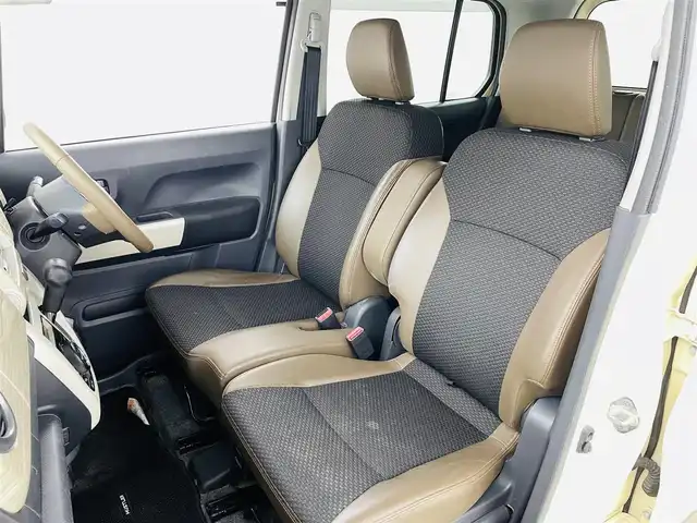 スズキ ハスラー ワンダラー 福島県 2019(平31)年 2.8万km シフォンアイボリーメタリック/ウッディブラウン2トーンルーフ スズキセーフティサポート/・衝突軽減ブレーキ/・誤発進抑制機能/・車線維持支援機能/・ふらつき警報機能/・先行車発進お知らせ機能/・横滑り防止装置/・ヒルスタートアシスト/・頚部衝撃緩和フロントシート/ワンオーナー/パイオニアメモリナビ/・フルセグTV/・CD/DVD/・FM/AM/・iPod/・AUX/・SD/・ステアリングスイッチ/LEDヘッドライト/・フォグランプ/・オートライト/ハーフレザー/シートヒーター（D＋N）/純正15インチスチールホイール/純正フロアマット/ドアバイザー/ルーフレール/アイドリングストップ/プッシュスタート/スマートキー