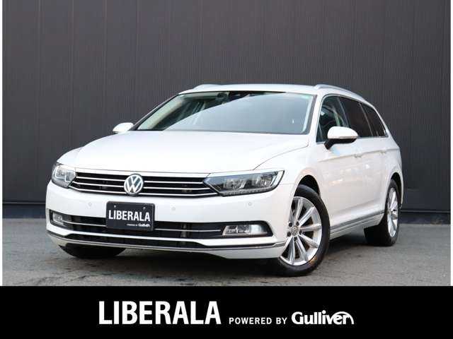 フォルクスワーゲン パサート ヴァリアント TDI エレガンス 静岡県 2020(令2)年 5.5万km パール 純正ナビ/Apple Carplay/バックカメラ/ACC/LKA/BSM/ハーフレザーシート/前席シートヒーター/全方位ドラレコ/パドルシフト/LEDヘッドライト/ETC2.0