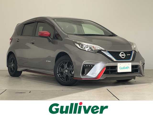 日産 ノート e－パワー ニスモ 愛知県 2017(平29)年 5.4万km ダークメタルグレー 純正ナビ/純正アルミホイール/LEDヘッドライト/オートライト/ETC/衝突軽減システム/フルセグ/CD DVD/Bluetooth/ステアリングスイッチ/スマートキー/プッシュスタート