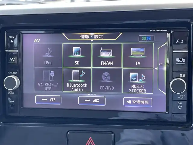 三菱 ｅＫスペース Gセーフティ プラスエディション 千葉県 2019(平31)年 7.3万km オークブラウンメタリック 純正ナビ【フルセグ、BT、CD、DVD、AUX】/純正フロアマット/社外14インチアルミホイール/前後コーナーセンサー/D席シートヒーター/バックカメラ/アラウンドビュー/プッシュスタート/アイドリングストップ/ETC/前後ドラレコ/電動格納ミラー/ドアバイザー/レベライザー/保証書/取説/スペアキー