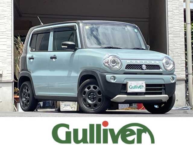 スズキ ハスラー タフワイルド 大分県 2019(平31)年 8.6万km オフブルーメタリック/ブラック 2トーン 純正フロアマット/オートライト/衝突被害軽減ブレーキ/横滑り防止装置/レーンキープアシスト/スペアキー/スマートキー