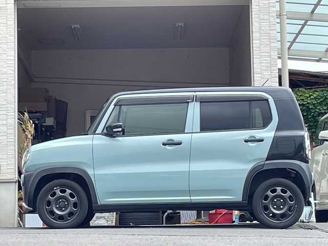 スズキ ハスラー タフワイルド 大分県 2019(平31)年 8.6万km オフブルーメタリック/ブラック 2トーン 純正フロアマット/オートライト/衝突被害軽減ブレーキ/横滑り防止装置/レーンキープアシスト/スペアキー/スマートキー