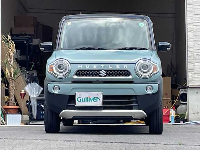 スズキ ハスラー タフワイルド 大分県 2019(平31)年 8.6万km オフブルーメタリック/ブラック 2トーン 純正フロアマット/オートライト/衝突被害軽減ブレーキ/横滑り防止装置/レーンキープアシスト/スペアキー/スマートキー
