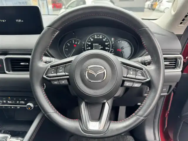 マツダ ＣＸ－５ XD ブラックトーンエディション 滋賀県 2021(令3)年 5.6万km ソウルレッドクリスタルM マツダコネクトSDナビ/アラウンドビューモニター/バックカメラ/ハーフレザーシート/パワーシート/シートヒーター/ステアリングヒーター/純正１９AW/LEDヘッドライト/革巻ステアリング/パワーバックドア/追従クルーズコントロール/レーンキープアシスト/横滑り防止/ステアリングスイッチ/ETC/プッシュスタート/スマートキー