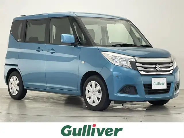 スズキ ソリオ G 滋賀県 2017(平29)年 7.1万km ネオンブルーM 純正ナビ/【Bluetooth/CD/DVD/FM/AM】/バックカメラ/片側パワースライドドア/ETC/前後ドライブレコーダー/シートヒーター/前後コーナーセンサー/プッシュスタート/スマートキー/社外フロアマット
