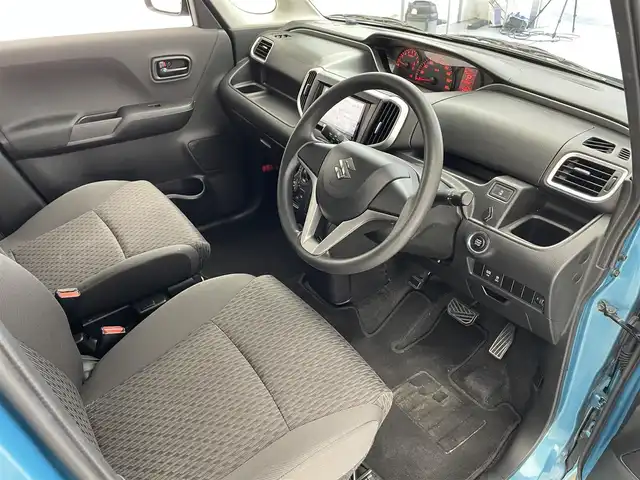 スズキ ソリオ G 滋賀県 2017(平29)年 7.1万km ネオンブルーM 純正ナビ/【Bluetooth/CD/DVD/FM/AM】/バックカメラ/片側パワースライドドア/ETC/前後ドライブレコーダー/シートヒーター/前後コーナーセンサー/プッシュスタート/スマートキー/社外フロアマット