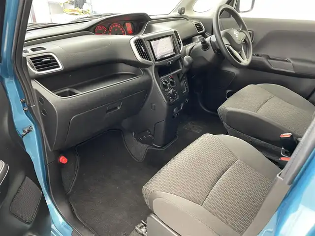 スズキ ソリオ G 滋賀県 2017(平29)年 7.1万km ネオンブルーM 純正ナビ/【Bluetooth/CD/DVD/FM/AM】/バックカメラ/片側パワースライドドア/ETC/前後ドライブレコーダー/シートヒーター/前後コーナーセンサー/プッシュスタート/スマートキー/社外フロアマット
