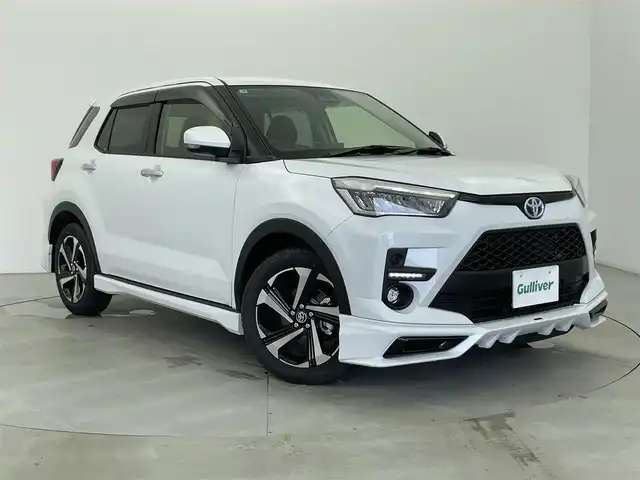 トヨタ ライズ Z 富山県 2025(令7)年 0.1万km シャイニングホワイトパール ワンオーナー/純正DA（AM/FM/USB/BT/AppleCarplay）/バックカメラ/TRDフロント/サイド/リア/リアアンダースポイラー/プリクラッシュセーフティ/レーダークルーズコントロール/レーンキープアシスト/アダプティブハイビーム/LEDヘッドライト/クリアランスソナー/ビルトインETC/前席シートヒーター/スマートキー×２/プッシュスタート/取扱説明書/保証書