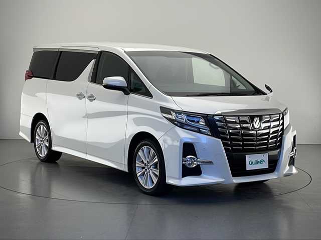トヨタ アルファード S Aパッケージ 長野県 2017(平29)年 4.5万km ホワイトパールクリスタルシャイン 4WD/純正ナビ/バックカメラ/Bluetooth/CD/DVD/フルセグTV/ETC/TVキャンセラー/衝突被害軽減システム/横滑り防止装置/クルーズコントロール（追従走行無し）/前後コーナーセンサー/MTモード付きAT/両側パワースライドドア/ウォークスルー/オットマン/3列シート/LEDヘッドライト/オートライト/フォグランプ/純正フロアマット/純正18インチアルミホイール/スマートキー