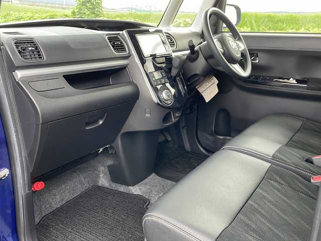 ダイハツ タント カスタム X トップED SA Ⅲ 新潟県 2017(平29)年 1.6万km ディープブルークリスタルマイカ 4WD/純正SDナビ(NMZK-W67D)/CD/DVD/BT/フルセグテレビ/バックカメラ/衝突被害軽減ブレーキ/レーンキープアシスト/片側パワースライドドア/半革シート/ベンチシート/運転席シートヒーター/ステアリングスイッチ/コーナーセンサー/スマートキー/プッシュスタート/LEDヘッドライト/オートライト/オートハイビーム/フォグランプ/純正14インチアルミホイール