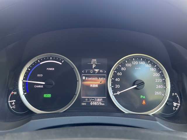 レクサス ＩＳ 300h 福島県 2014(平26)年 7万km ホワイトパールクリスタルシャイン １オーナー　メーカーナビ　ハーフレザーシート　フルセグＴＶ　バックカメラ　クルーズコントロール　シートヒーター　パドルシフト　ビルトインＥＴＣ　クリアランスソナー　純正アルミホイール　ＬＥＤヘッドライ