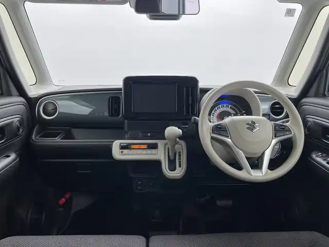 スズキ ワゴンＲ スマイル HYBRID S 群馬県 2025(令7)年 0.1千km オフブルーメタリック/ガンメタリック2トーンルーフ 届出済未使用車　アダプティブクルーズコントロール　衝突被害軽減ブレーキ　レーンキープアシスト　コーナーセンサー　オートマチックハイビーム　ＬＥＤヘッドライト　シートヒーター　オートブレーキホールド