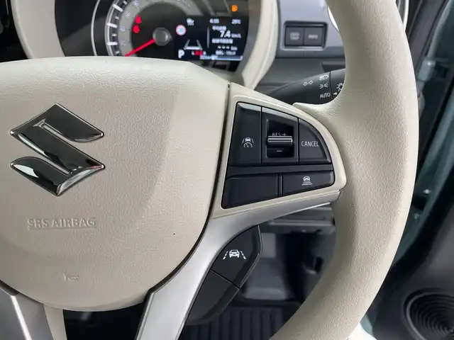 スズキ ワゴンＲ スマイル HYBRID S 群馬県 2025(令7)年 0.1千km オフブルーメタリック/ガンメタリック2トーンルーフ 届出済未使用車　アダプティブクルーズコントロール　衝突被害軽減ブレーキ　レーンキープアシスト　コーナーセンサー　オートマチックハイビーム　ＬＥＤヘッドライト　シートヒーター　オートブレーキホールド