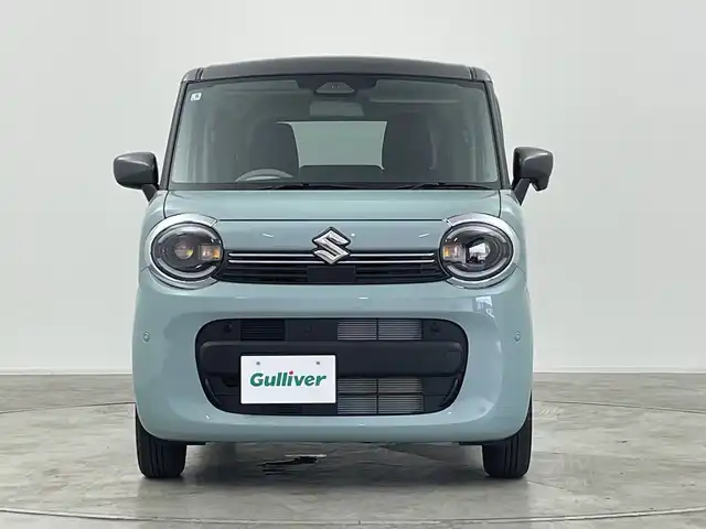 スズキ ワゴンＲ スマイル HYBRID S 群馬県 2025(令7)年 0.1千km オフブルーメタリック/ガンメタリック2トーンルーフ 届出済未使用車　アダプティブクルーズコントロール　衝突被害軽減ブレーキ　レーンキープアシスト　コーナーセンサー　オートマチックハイビーム　ＬＥＤヘッドライト　シートヒーター　オートブレーキホールド