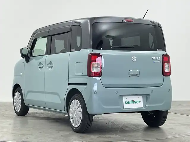 スズキ ワゴンＲ スマイル HYBRID S 群馬県 2025(令7)年 0.1千km オフブルーメタリック/ガンメタリック2トーンルーフ 届出済未使用車　アダプティブクルーズコントロール　衝突被害軽減ブレーキ　レーンキープアシスト　コーナーセンサー　オートマチックハイビーム　ＬＥＤヘッドライト　シートヒーター　オートブレーキホールド