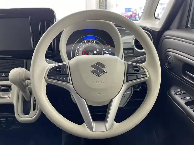 スズキ ワゴンＲ スマイル HYBRID S 群馬県 2025(令7)年 0.1千km オフブルーメタリック/ガンメタリック2トーンルーフ 届出済未使用車　アダプティブクルーズコントロール　衝突被害軽減ブレーキ　レーンキープアシスト　コーナーセンサー　オートマチックハイビーム　ＬＥＤヘッドライト　シートヒーター　オートブレーキホールド