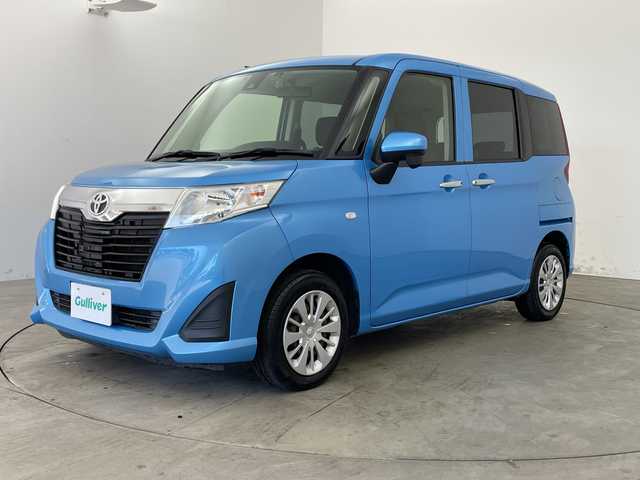 トヨタ ルーミー X S 兵庫県 2017(平29)年 7.1万km ファインブルーマイカメタリック ・社外ナビ/CD/DVD/AM/FM/USB/AUX/・バックカメラ/・スマートアシストII/・衝突回避支援ブレーキ機能/・衝突警報機能（対車両・対歩行者）、/・車線逸脱警報機能/・誤発進抑制制御機能/・後方誤発進抑制制御機能、/・先行車発進お知らせ機能/・片側パワースライドドア/・社外フロアマット/・純正ホイールキャップ/・オートライト/・アイドリングストップ/・スマートキー/・電動格納ミラー/・社外ドライブレコーダー