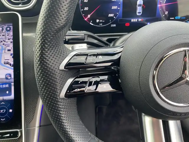 メルセデス・ベンツ Ｍ・ベンツ Ｃ２２０ｄ アバンギャルド　AMGライン 福岡県 2022(令4)年 1.7万km ポーラホワイト ・アダプティブクルーズコントロール/・純正ナビ／Ｂｌｕｅｔｏｏｔｈ／ＵＳＢ/・全方位カメラ/・ハーフレザーシート／シートヒーター/・フルセグ/・ETC/・純正18AW/・LEDライト/・ブラインドスポット/・リアアクスルステアリング/・スペアキー
