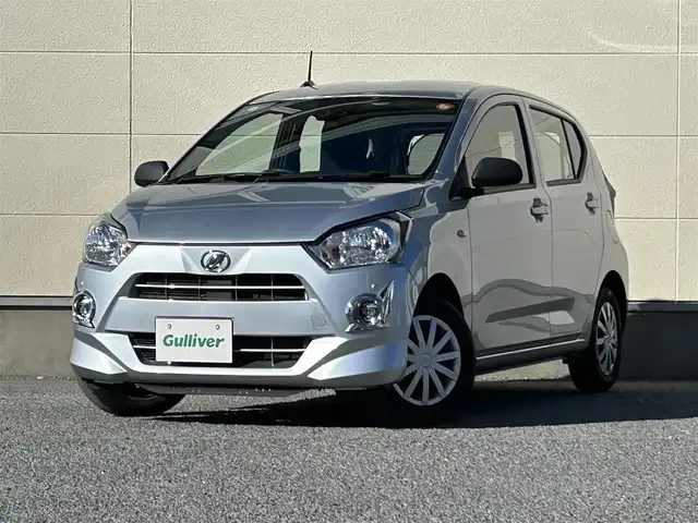 ダイハツ ミラ イース L SAⅢ 茨城県 2022(令4)年 5.2万km ブライトシルバーメタリック 純正カーオーディオ(CK-W70D)/　(AM/FM/CD)/社外(Zeus)LEDヘッドライト/純正フォグランプ/社外フロアマット/パワーステアリング/オートライト/Wエアバック/衝突軽減システム
