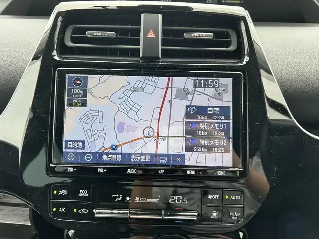トヨタ プリウス A プレミアム　ツーリングセレ 愛媛県 2020(令2)年 2.8万km プラチナホワイトパールマイカ ワンオーナー/トヨタセーフティー/純正ナビ/（Bluetooth/SD/CD/DVD/HDMI/フルセグTV)/アランドビューモニター/前方ドライブレコーダー/レザーシート/シートヒーター/エアシート/パワーシート/ビルドインETC/100V充電/パーキングセンサー/レーダークルーズコントロール/ブラインドスポットモニター/プリクラッシュセーフティー/レーンキープアシスト/純正17インチアルミホイール/純正フロアマット/純正ドアバイザ/LEDヘッドライト/オートマチックハイビーム/オートライト/フォグランプ/ABS/盗難防止装置/取扱説明書