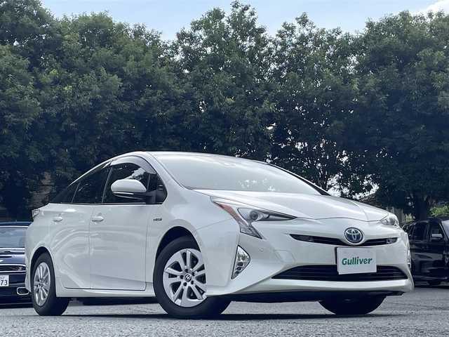 トヨタ プリウス Sセーフティプラス 東京都 2016(平28)年 7.1万km ホワイトパールクリスタルシャイン カロッツェリア9インチナビ/フルセグTV/Bluetoothオーディオ/DVD再生/バックカメラ/ドライブレコーダー(SN-ST2200)/LEDヘッドランプ/LEDフォグランプ/ヘッドアップディスプレイ/トヨタセーフティンセンス/・プリクラッシュセーフティシステム/・レーンディパーチャーアラート/・オートマチックハイビーム/・レーダークルーズコントロール/インテリジェントクリアランスソナー/取扱説明書