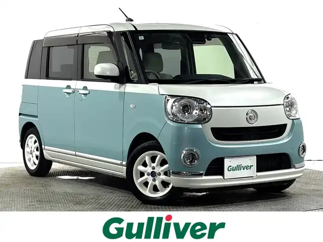 ダイハツ ムーヴ キャンバス G メイクアップ リミテッド　SAⅢ 大阪府 2020(令2)年 2.9万km パールホワイトⅢ/ファインミントメタリック 2トーン 純正ナビTV 360カメラ ETC 両側パワースライドドア 衝突軽減 レーンアシスト オートハイビーム スマートキー Pスタート オートライト オートエアコン ドラレコ