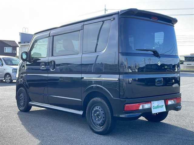 スズキ エブリィ ワゴン PZターボ 岩手県 2017(平29)年 4.8万km ブルーイッシュブラックパール3 ・4WD/・ターボ/・衝突軽減ブレーキ/・社外メモリナビ/（CD DVD SD USB BT フルセグ)/・ETC/・スマートキー/・プッシュスタート/・ステアリングスイッチ/・シートヒーター/・横滑り防止装置/・LEDライト/・フォグランプ/・純正フロアマット