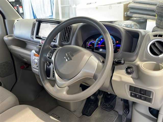 スズキ エブリィ ワゴン PZターボ 岩手県 2017(平29)年 4.8万km ブルーイッシュブラックパール3 ・4WD/・ターボ/・衝突軽減ブレーキ/・社外メモリナビ/（CD DVD SD USB BT フルセグ)/・ETC/・スマートキー/・プッシュスタート/・ステアリングスイッチ/・シートヒーター/・横滑り防止装置/・LEDライト/・フォグランプ/・純正フロアマット