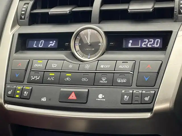 レクサス ＮＸ 300h Fスポーツ 愛知県 2015(平27)年 6.4万km ソニッククォーツ 純正ナビ　フルセグＴＶ　ムーンルーフ　バックカメラ　電動格納リアシート　赤革　ベンチレーション　シートヒーター　３眼ＬＥＤヘッドライト　衝突軽減　前後ドラレコ　ＥＴＣ　ブルーレイ再生　ｎａｎｏｅ　禁煙　スぺアタイヤあり