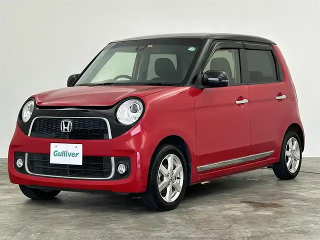 ホンダ Ｎ ＯＮＥ プレミアム 群馬県 2014(平26)年 6.2万km ミラノレッド 純正７型ナビ（ワンセグ、ＣＤ、ＤＶＤ、ＳＤ）　Ｂｌｕｅｔｏｏｔｈ　バックカメラ　禁煙車　衝突軽減システム　ＥＴＣ　オートライト　オートエアコン　電動格納ミラー　プッシュスタート　スマートキー　純アルミ