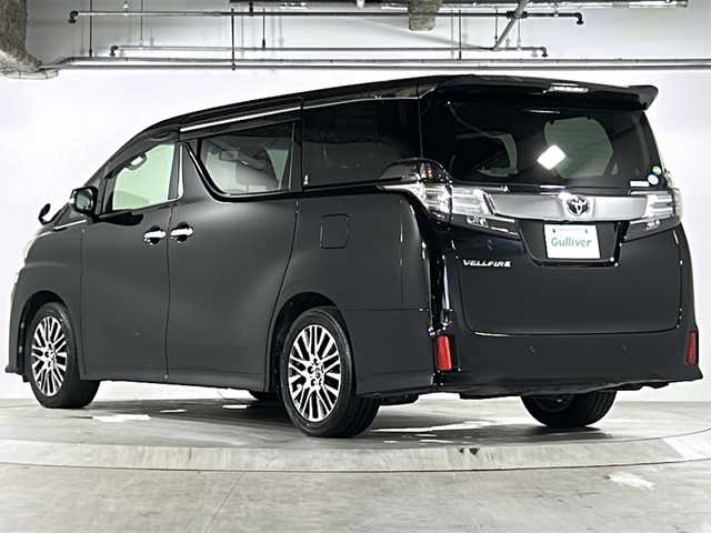 トヨタ ヴェルファイア Z Gエディション 広島県 2017(平29)年 8.5万km ブラック 純正10インチナビ/CD/DVD/DTV/Bluetooth/バックカメラ/純正フリップダウンモニター/両側パワースライドドア/ハーフレザーシート /パワーバックドア /ステアリングスイッチ/クルーズコントロール/LEDオートライト/ビルトインETC/純正18インチアルミホイール/コーナーセンサー /スマートキー/スペアキー /プッシュスタート /純正フロアマット