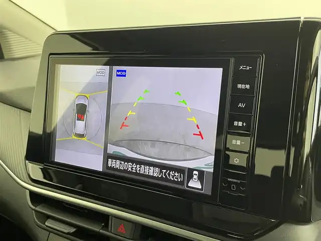 日産 ノート X 群馬県 2024(令6)年 0.8万km ダークメタルグレー 禁煙車　純正ナビ　フルセグ　全方位カメラ　エマージェンシーブレーキ　オートマチックハイビーム　ブラインドスポットモニター　ドライブレコーダー　コーナーセンサー　ビルトインＥＴＣ　プッシュスタート