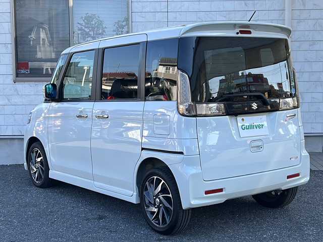 スズキ スペーシア カスタム XS ターボ 埼玉県 2017(平29)年 5.5万km クリスタルホワイトP 純正ナビ　/フルセグ/DVD/CD/BT/FM/AM/両側パワースライドドア/バックカメラ　/運転席シートヒーター　/ビルトインＥＴＣ　/クルーズコントロール　/パドルシフト　/衝突軽減システム　/アイドリングストップ　/レーンキープアシスト　/フォグランプ/ステアリングスイッチ/オートライト/保証書　/取扱説明書