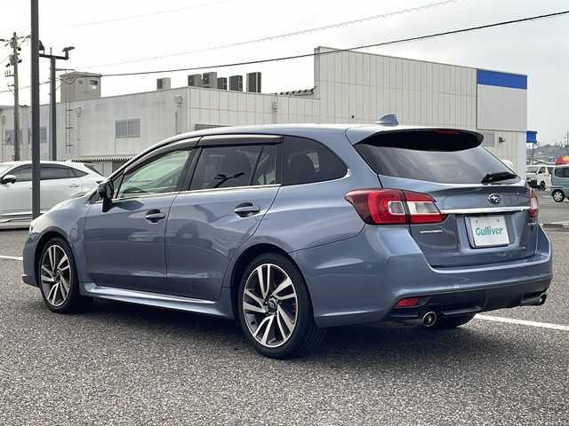 スバル レヴォーグ 1．6GT－S アイサイト 島根県 2014(平26)年 6.4万km スティールブルーグレーM アイサイト/4WD/ターボ/社外7インチSDナビゲーション(CN-R300D)/フルセグ SD CD DVD/レーダークルーズコントロール/バックカメラ/パドルシフト/D/N席パワーシート/LEDヘッドライト/AUTOライト/フォグライト/ETC/電子パーキング/アイドリングストップ/革巻きステアリング/ISOFIX/純正18インチアルミホイール