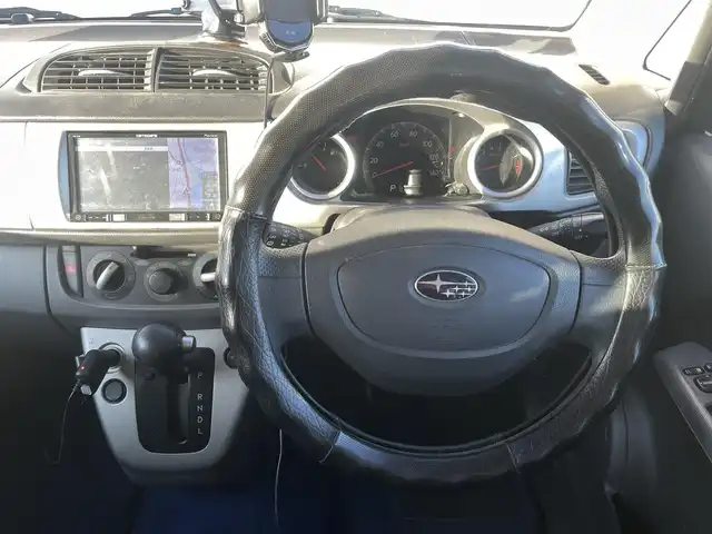 スバル ステラ カスタム RS 宮崎県 2007(平19)年 11万km パール 社外ナビゲーション/　AM FM CD DVD　BT　TV/ターボ車/ドライブレコーダー/社外15インチアルミ/パワーウィンドウ/ウィンカーミラー/電動格納ミラー/フォグランプ