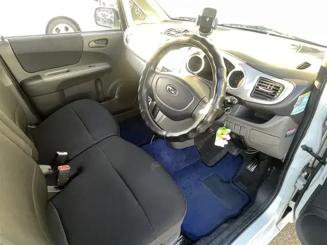 スバル ステラ カスタム RS 宮崎県 2007(平19)年 11万km パール 社外ナビゲーション/　AM FM CD DVD　BT　TV/ターボ車/ドライブレコーダー/社外15インチアルミ/パワーウィンドウ/ウィンカーミラー/電動格納ミラー/フォグランプ