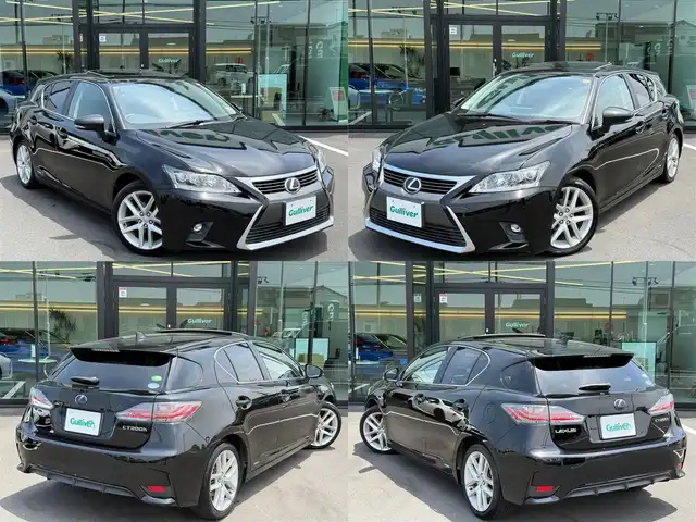 レクサス ＣＴ 200h バージョンC 栃木県 2014(平26)年 8.3万km ブラック 電動ムーンルーフ/純正SDナビ/Bluetoothオーディオ/DVD再生機能/フルセグTV走行中視聴可能/ステアリングリモコン/バックカメラ/前席パワーシート/前席シートヒーター/クリアランスソナー /クルーズコントロール/ビルトインETC/パドルシフト/LEDヘッドライト&フォグランプ/オプション純正17インチAW/前後ドライブレコーダー/スマートキー×2/カードキー×1